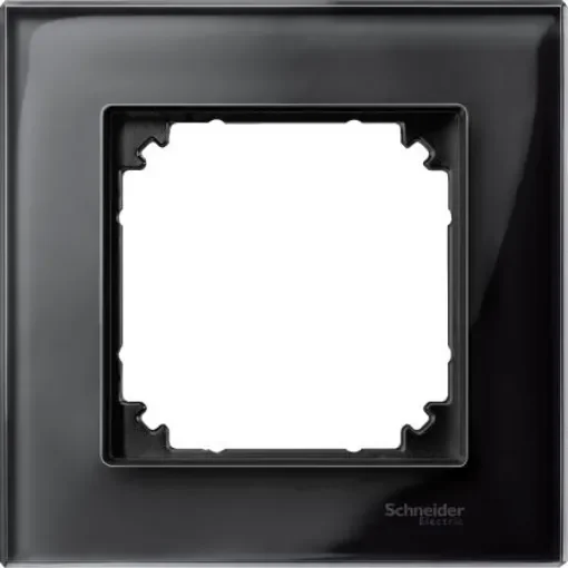 Schneider Electric Black 1 Gang Electrical Socket, Indoor Use - MTN404103 product image