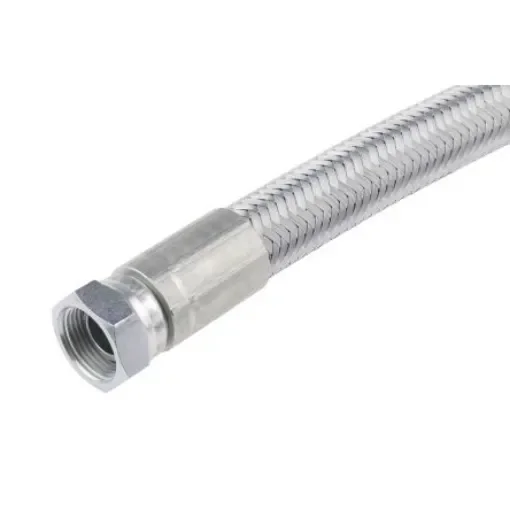RS PRO 500mm Galvanized Steel Wire Hydraulic Hose Assembly, 85bar Max Pressure - 1103281 product image