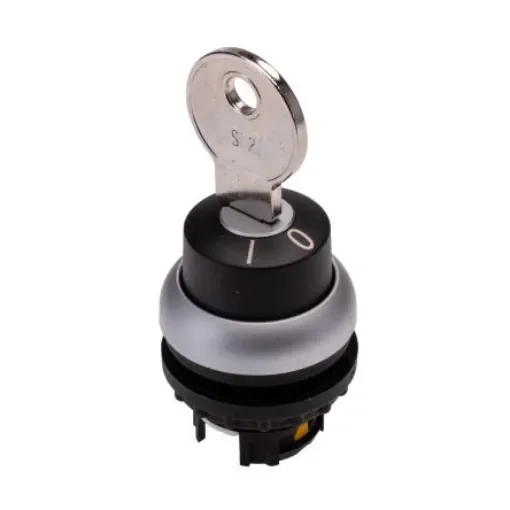Eaton RMQ Titan 2-position Key Switch Head, Momentary, 22.5mm Cutout - 111790 M22-WS-MS2 product image