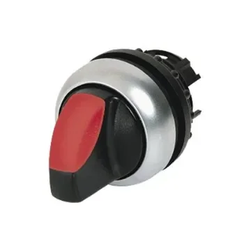 Eaton RMQ Titan Series 2 Position Selector Switch Head, 23mm Cutout, Red Handle - 216825 M22-WRLK-R product image