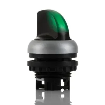 Eaton RMQ Titan Series 2 Position Selector Switch Head, 23mm Cutout, Green Handle - 216827 M22-WRLK-G product image
