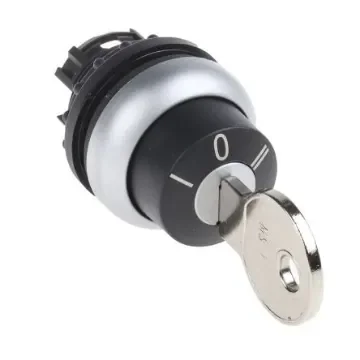 Eaton RMQ Titan 3-position Key Switch Head, Maintained, 22.5mm Cutout - 216900 M22-WRS3 product image