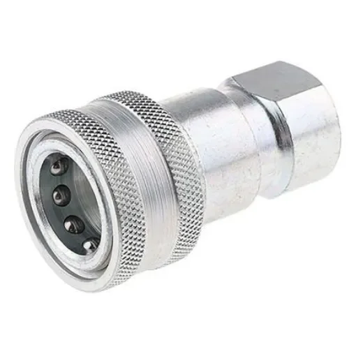 Parker Steel Female Hydraulic Quick Connect Coupling, G 3/4 Female - H6-62-BSPP product image