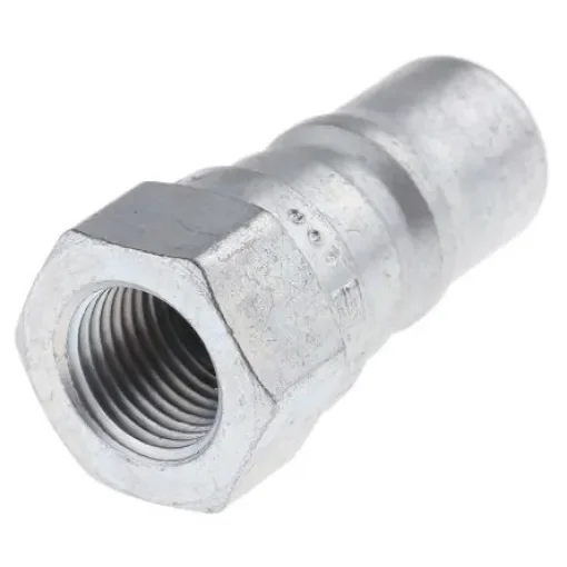 Parker Steel Female Hydraulic Quick Connect Coupling, G 1/8 Female - H1-63-BSPP product image