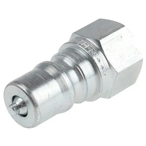 Parker Steel Male Hydraulic Quick Connect Coupling, G 3/4 Female - H6-63-BSPP product image