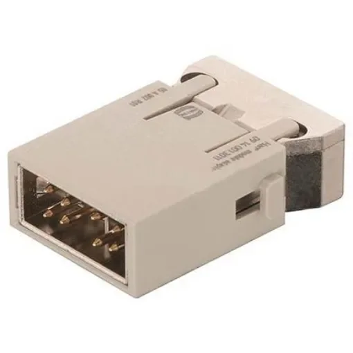 HARTING Heavy Duty Power Connector Module, 10A, Male, Han-Modular Series, 4 Contacts - 09140083021 product image