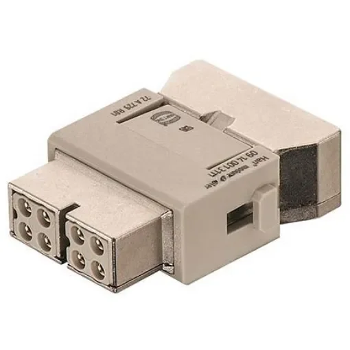 HARTING Heavy Duty Power Connector Module, 10A, Female, Han-Modular Series, 4 Contacts - 09140083121 product image