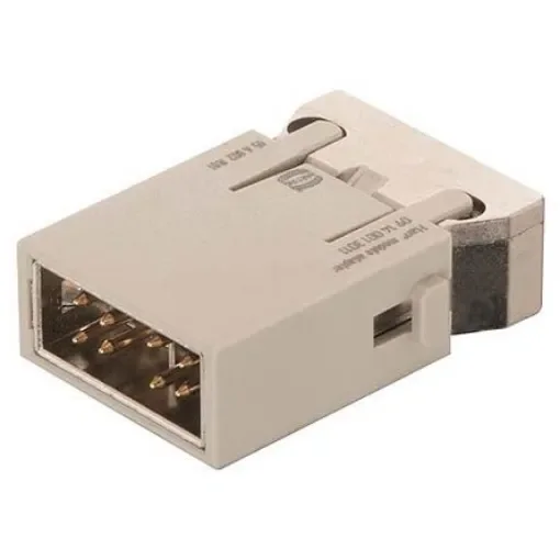 HARTING Heavy Duty Power Connector Module, 10A, Male, Han-Modular Series, 4 Contacts - 09140083022 product image