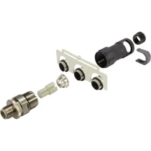 HARTING Circular Connector, 4 Contacts, Cable Mount, M12 Connector, Plug, Male, IP65, IP67 - 21038821411 product image