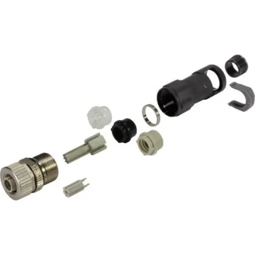 HARTING Circular Connector, 4 Contacts, Cable Mount, M12 Connector, Socket, Female, IP65, IP67 - 21038822411 product image