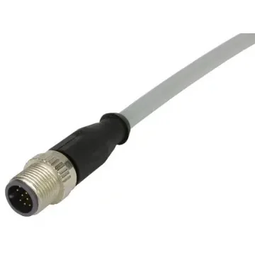 HARTING Straight Male 12 way M12 to Unterminated Sensor Actuator Cable, 2m - 21348400C79020 product image