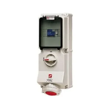 MENNEKES IP67 Red, White Wall Mount, Rated At 16A, 400 V - 7246 product image