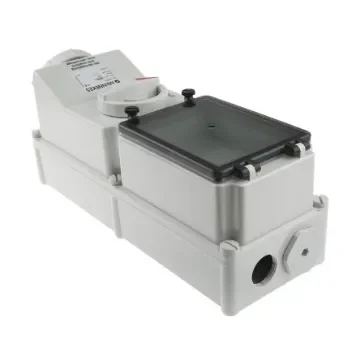 MENNEKES IP67 Red, White Wall Mount, Rated At 16A, 400 V - 7247RS product image