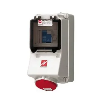 MENNEKES IP44 Industrial Interlock Socket 3P+N+E, 16A, 415 V - 7312RS product image