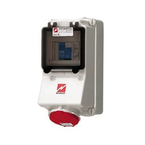 MENNEKES IP44 Industrial Interlock Socket 3P+N+E, 16A, 415 V - 7312RS product image