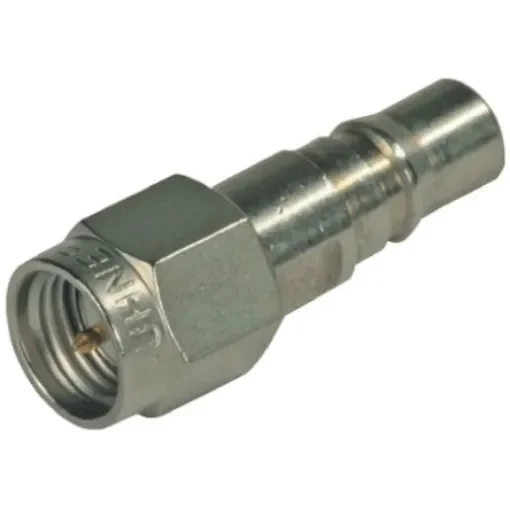 Huber+Suhner Straight 50O RF Adapter SMA Plug to QMA Socket 6GHz - 33_SMA-QMA-50-1/133_NE product image