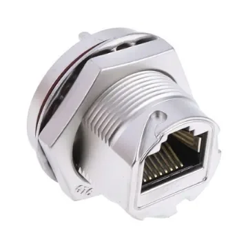 RS PRO Female RJ45 Connector, Panel Mount Straight 1 Port - 1116739 product image