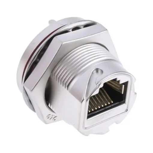 RS PRO Female RJ45 Connector, Panel Mount Straight 1 Port - 1116739 product image