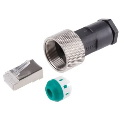 RS PRO Male RJ45 Connector, Cable Mount Straight - 1116742 product image