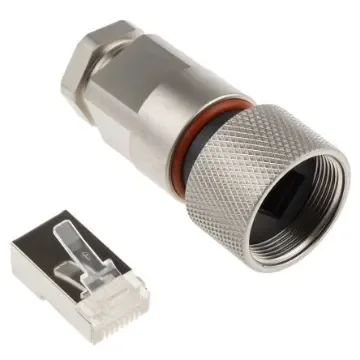 RS PRO Male RJ45 Connector, Cable Mount Straight 1 Port - 1116743 product image