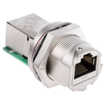 RS PRO Female RJ45 Connector, Panel Mount Straight 1 Port - 1116744 product image