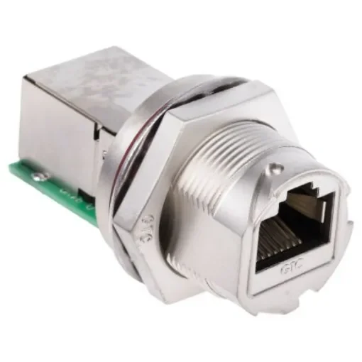 RS PRO Female RJ45 Connector, Panel Mount Straight 1 Port - 1116744 product image