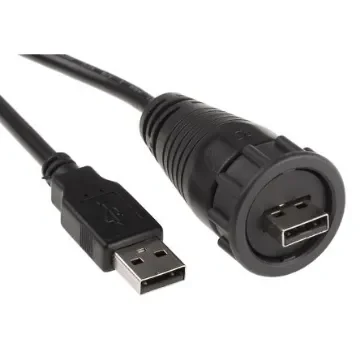 RS PRO USB 2.0, Male USB A to Male USB A, 2.1m - 1116752 product image