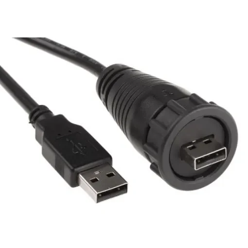 RS PRO USB 2.0, Male USB A to Male USB A, 2.1m - 1116752 product image