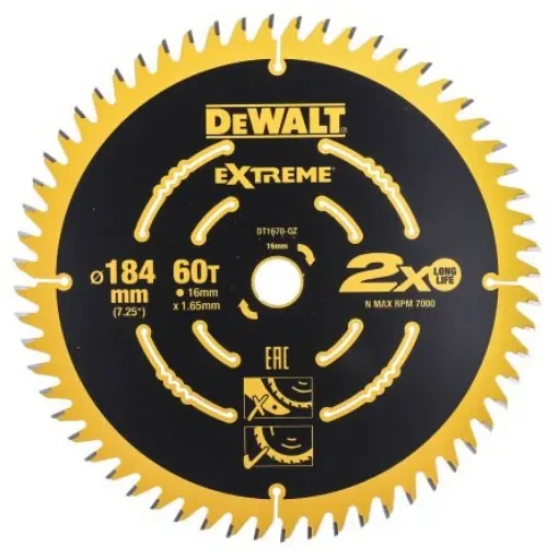 DeWALT Circular Saw Blade, Pack of 1 - DT1670-QZ product image