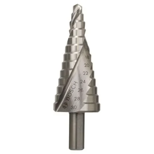 Bosch HSS Step Drill Bit 6mm x 30mm - 2608597520 product image