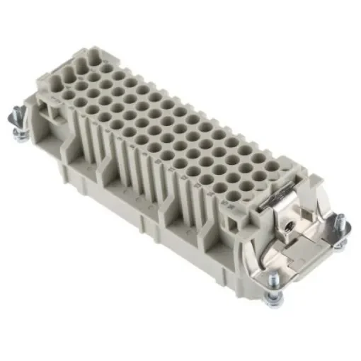 Han D Series size 24 B Connector Insert, Female, 64 Way, 10A, 250 V - 0921064310102 product image