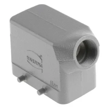 HARTING Han B Heavy Duty Power Connector Hood, Top Entry - 09300101521 product image