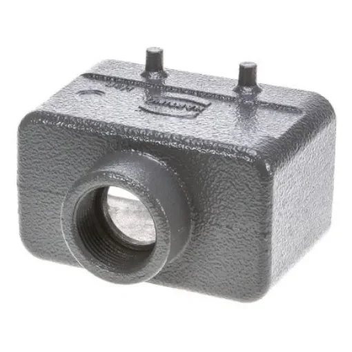 HARTING Han B Heavy Duty Power Connector Hood, PG16 Thread, Top Entry - 09300101421 product image