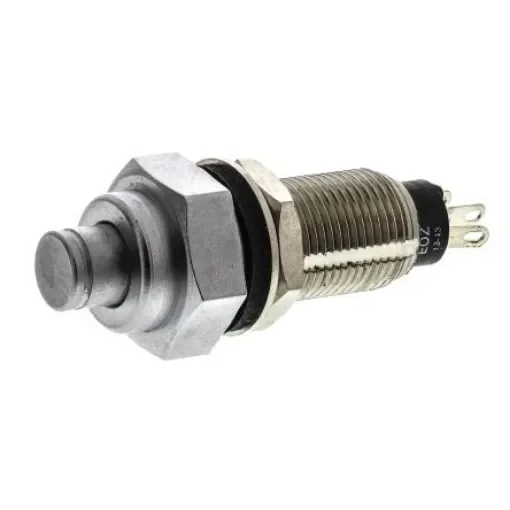 EOZ Push Button Switch, Momentary, Panel Mount, 10mm Cutout, SPST, 12 - 220V ac, IP67 - 17.17282.22 product image