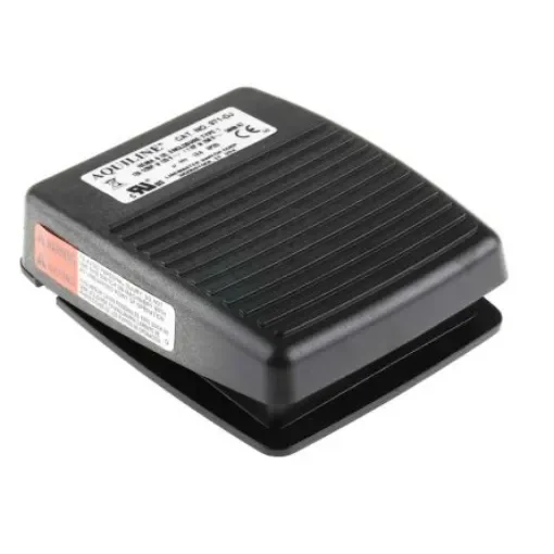 RS PRO Light Duty Latching Foot Switch - Polymer Case Material, SPST, 12 A @ 250 V ac Contact Current, 250V Contact - 116748 product image