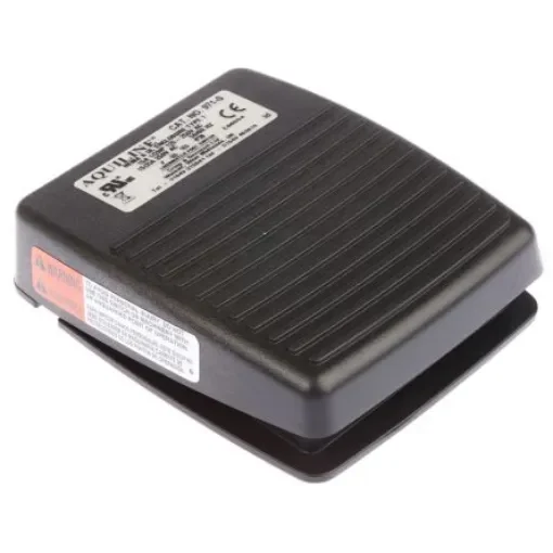 RS PRO Light Duty Momentary Foot Switch - Polymer Case Material, SP-CO, 15 A @ 250 V ac Contact Current, 250V Contact - 116906 product image