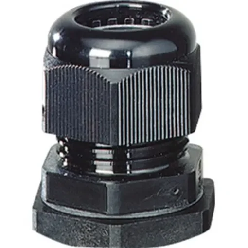 HENSEL ASS Series Black Polyamide Cable Gland, M63 Thread, 20mm min., 48mm max., IP66, IP67, IP69 (IP69K) - ASS 63 product image