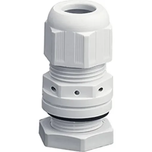 HENSEL KBM Series Grey Polyamide Cable Gland, M32 Thread, 13mm min., 21mm max., IP65, IP67 - KBM 32 product image
