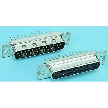 HARTING 37 Way Through Hole D-sub Connector Plug, 2.76mm Pitch - 09670375654 product image