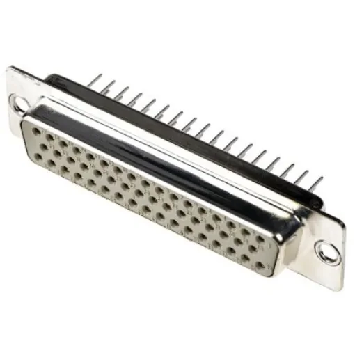 HARTING D-Sub Standard 50 Way Through Hole D-sub Connector Socket, 2.76mm Pitch, with 3.05 mounting hole - 09670504754 product image