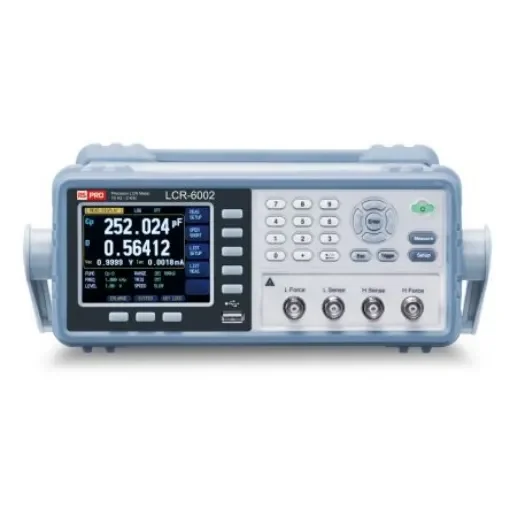 RS PRO LCR-6002 Bench LCR Meter 9.9mF, 99 MO, 9999H - 1176718 product image