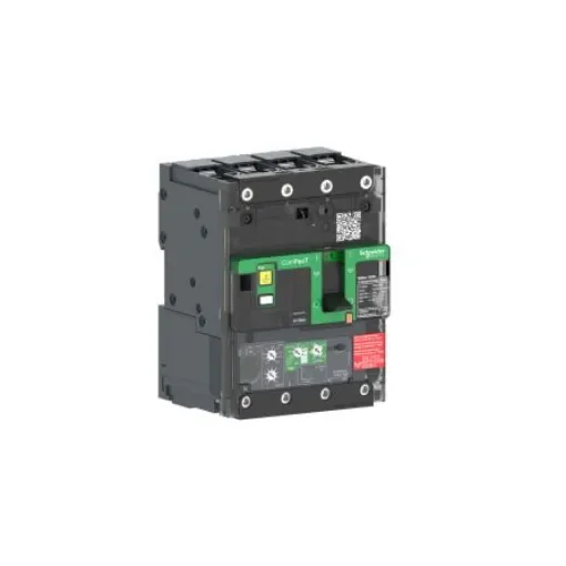 Schneider Electric, ComPacT NSX Circuit breaker 4P 25A, Breaking Capacity 85 KA, Fixed Mount - C11F44V025B product image
