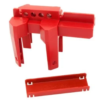 Master Lock Red Zenex Thermoplastic Ball Valve Lockout, 7mm Shackle - S3080 product image