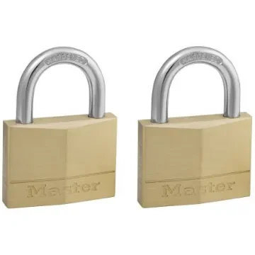 Master Lock Padlock Brass Padlock, Keyed Alike, 7mm Shackle, 50mm Body - 150EURT product image