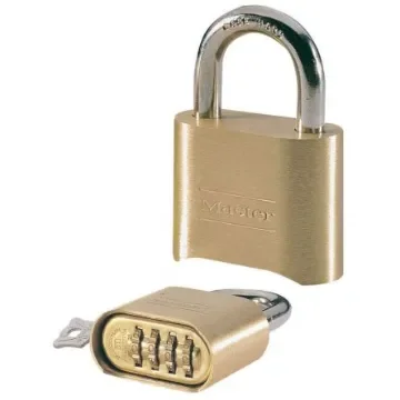 Master Lock Padlock Weatherproof Zinc Padlock, 8mm Shackle, 51mm Body - 175EURD product image