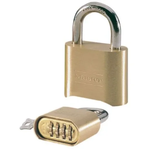 Master Lock Padlock Weatherproof Zinc Padlock, 8mm Shackle, 51mm Body - 175EURD product image