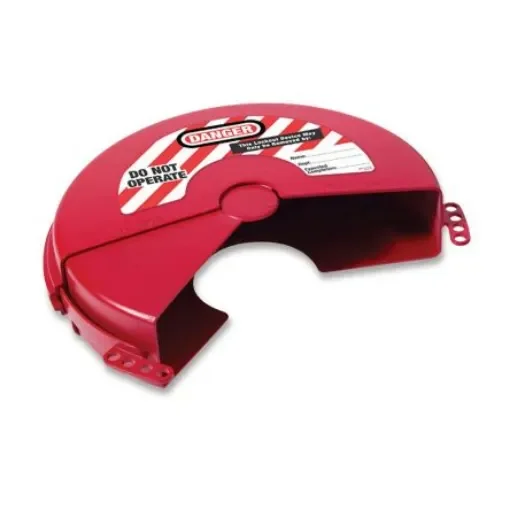 Master Lock Red Zenex Thermoplastic Gate Valve Lockout - 483 product image