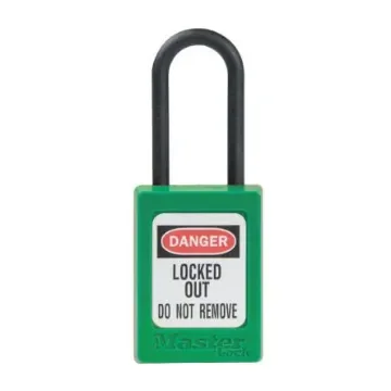 Master Lock Green 1-Lock Zenex Thermoplastic Safety Lockout Padlock, 5mm Shackle - S32GRN product image