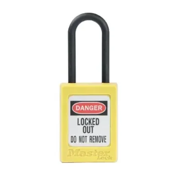 Master Lock Yellow 1-Lock Zenex Thermoplastic Safety Lockout Padlock, 5mm Shackle - S32YLW product image