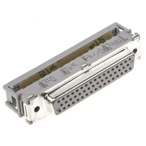 3M 8300 50 Way Right Angle Cable Mount D-sub Connector Socket, 2.74mm Pitch - 8350-6005 product image